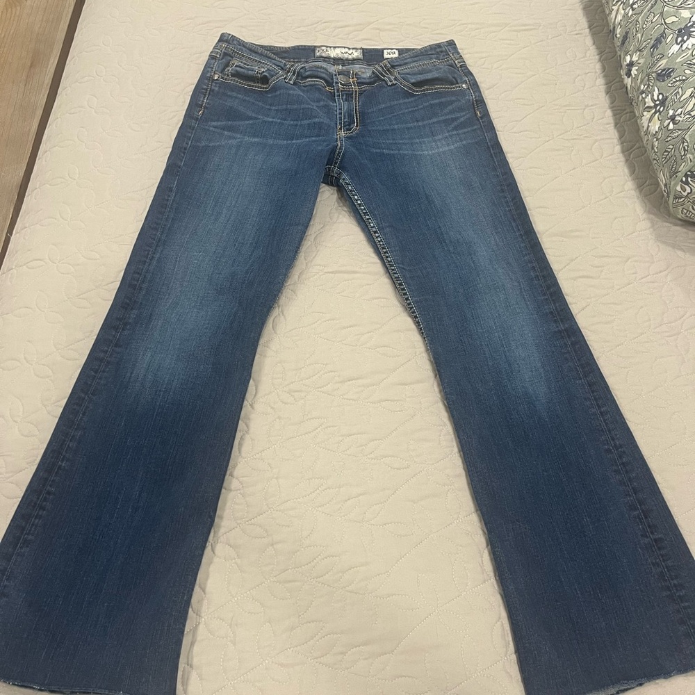 Wendi Buckle Jeans - Wide Leg